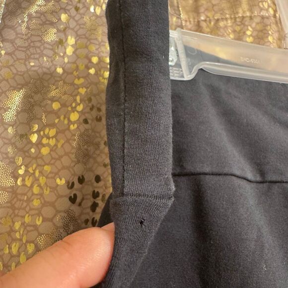 KILLSTAR Umbra Black White Printed Cat Night Sky Stretchy Goth Leggings XXL - Picture 8 of 11